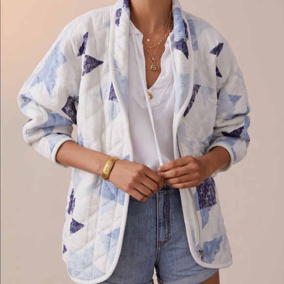 Anthropologie Jackets & Blazers - sale | anthropologie | quilted patchwork jacket